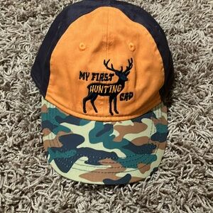 Bass Pro Shops Orange and Camo Fishing Hat